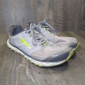 Altra Superior 4 Mens Trail Running Shoes Grey Green Size 9.5 Zero Drop Barefoot